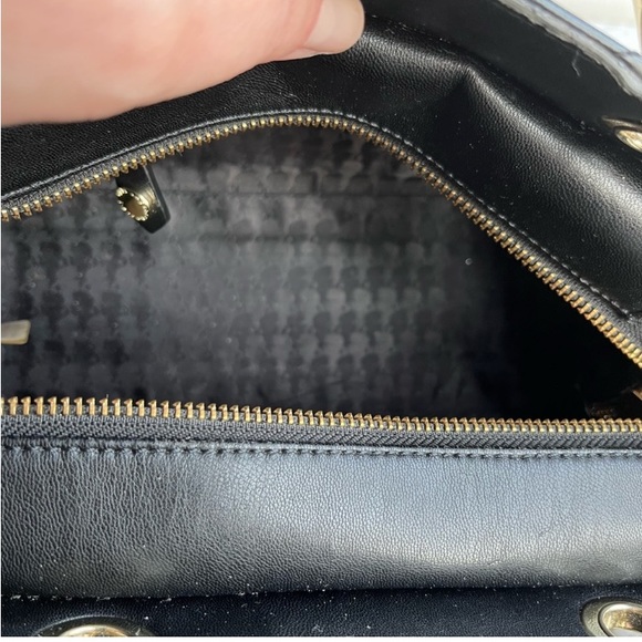 Gorgeous Leather Bag Karl Lagerfeld Like New! Gold Charms! - Picture 5 of 7